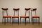 Vintage Italian Wooden Dining Chairs, 1960s, Set of 4 29