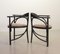 Black Lacquered Model 87 Dining Chairs, 1980s, Set of 4 4