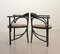 Black Lacquered Model 87 Dining Chairs, 1980s, Set of 4, Image 4