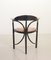 Black Lacquered Model 87 Dining Chairs, 1980s, Set of 4 9