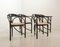 Black Lacquered Model 87 Dining Chairs, 1980s, Set of 4, Image 3