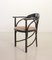 Black Lacquered Model 87 Dining Chairs, 1980s, Set of 4 8