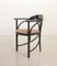 Black Lacquered Model 87 Dining Chairs, 1980s, Set of 4, Image 8