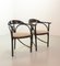 Black Lacquered Model 87 Dining Chairs, 1980s, Set of 4 5