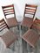 Mid-Century Dining Chairs and Table in Teak, 1960s, Set of 5 11