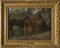 Ruggero Panerai, Horses, 1890, Oil on Panel, Framed 8