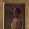 Vincenzo Volpe, Retrato de una joven noble, 1910, óleo a bordo, enmarcado, Imagen 7