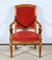 1st Part 19th Century Louis Philippe Cherry Wood Armchairs, Set of 2, Image 7