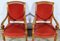 1st Part 19th Century Louis Philippe Cherry Wood Armchairs, Set of 2, Image 4
