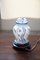 Lámpara de mesa de porcelana, años 80, Imagen 2