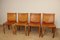 Cab 412 Chairs by Mario Bellini, Cassina Edition, 1970s, Set of 4 1