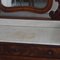 Vintage Art Nouveau Mirror Dressing Table with Marble and Burl Wood, Image 10