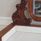 Vintage Art Nouveau Mirror Dressing Table with Marble and Burl Wood, Image 7