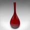 Skandinavische Vintage Vase mit schmalem Stiel aus dekorativem Glas & Posy Sleeve, 1960er 5