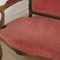 Vintage Sofa Upholstered Bench in Red, Image 5