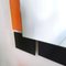 Postmodern Black and Orange Wall Mirrors attributed to Ettore Sottsass, 1980s, Set of 2 8