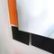 Postmodern Black and Orange Wall Mirrors attributed to Ettore Sottsass, 1980s, Set of 2, Image 8