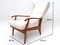 Vintage Reclining Armchair with Cherry Frame, 1950s, Image 10