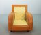 Vintage French Leather Lounge Chairs, 1980s, Set of 2 18