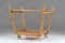 Swedish Birch and Glass Serving Trolley, 1940s 1
