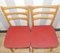 Kitchen Chairs in Red, 1950s, Set of 2 3