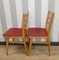Kitchen Chairs in Red, 1950s, Set of 2 4