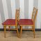 Kitchen Chairs in Red, 1950s, Set of 2, Image 4