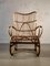 Modernist Free Form Bamboo Armchair, France, 1950s 4
