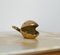 Vintage Whale-Shaped Brass Ashtray, 1950s, Image 2