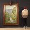 Italian Artist, Large Landscape, 1950, Oil Painting, Framed 16