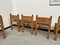 Moderne Stühle aus Kiefernholz, 1970er, 6er Set 11