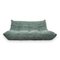 Vintage Green Togo Three-Seater Sofa from Ligne Roset, Image 2