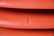 Sillas apilables de fibra de vidrio naranja de Charles & Ray Eames para Herman Miller, años 60. Juego de 40, Imagen 16