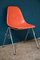 Sedie impilabili in fibra di vetro arancione di Charles & Ray Eames per Herman Miller, anni '60, set di 40, Immagine 9