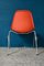 Sedie impilabili in fibra di vetro arancione di Charles & Ray Eames per Herman Miller, anni '60, set di 40, Immagine 11