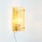Scandinavian Amber Glass & Brass Wall Lights by Carl Fagerlund for Orrefors & Lyfa, 1960s, Set of 2, Image 5