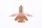 Pendant Light in Copper by Poul Henningsen from Louis Poulsen, 1980s, Image 1