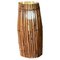 Ovale Tischlampe aus Bambus, Frankreich, 1970er 1
