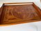 Art Deco Wood Marquetry Tray, France, 1940s 11