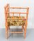 Chaise d'Angle Tournée pour Enfant en Bois Peint et Tissu, 19ème Siècle 6