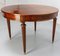 French Round Extending Dining Table, 1960s, Image 7