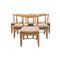 Fumay Chairs attributed to Guillerme Et Chambron for Vous Maison, France, 1970s, Set of 6, Image 2
