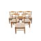 Fumay Chairs attributed to Guillerme Et Chambron for Vous Maison, France, 1970s, Set of 6, Image 3