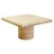 Travertine Side Table attributed to Angelo Mangiarotti for Up and Up 1