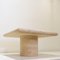 Travertine Side Table attributed to Angelo Mangiarotti for Up and Up 7