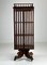 Vintage Rotating Bookcase in Mahogany 9