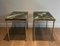 Brass Coffee Tables in Green Marble Tops in the style of Maison Jansen, 1940s, Set of 2 12