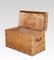 Caja de madera de alcanfor encuadernada en latón, Imagen 3