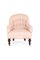 Victorian Pink Chair with Button Back, Image 1