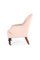 Victorian Pink Chair with Button Back 4